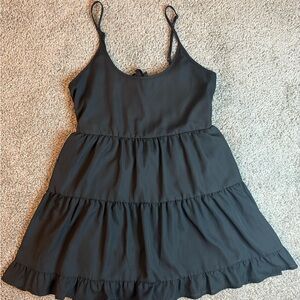 Black BabyDoll Spaghetti Strap Dress